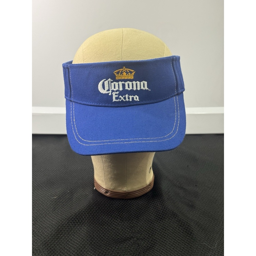 Corona Extra Beer Visor Blue‎ Adjustable Sun Protection Sun Hat Beach Golf Cap